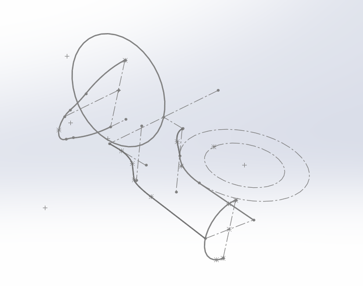 Guide curves/establishing constraints