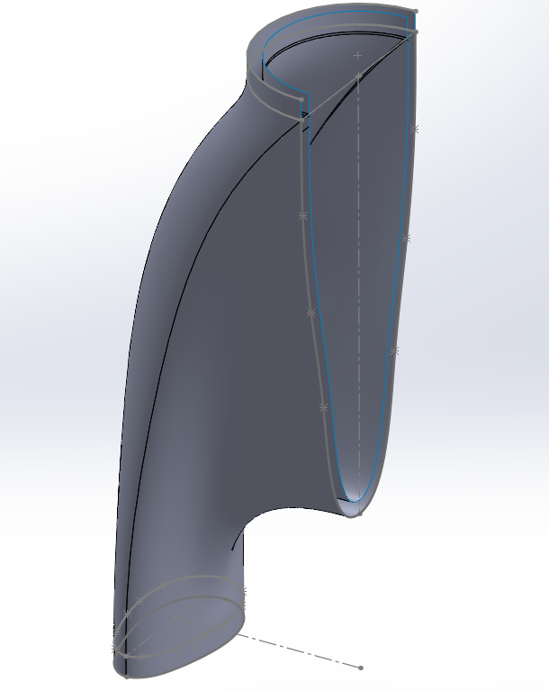 Offset internal surface added
